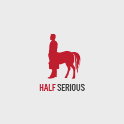 Half Serious Logo Thumbnail